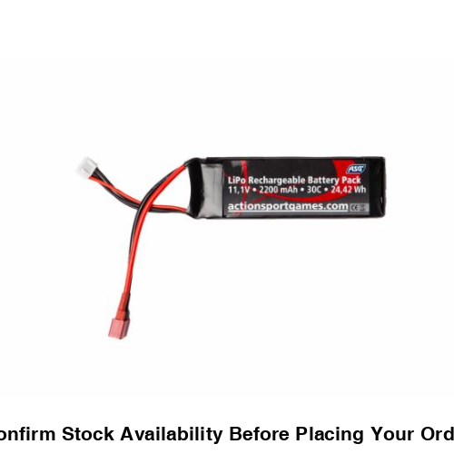 ASG Battery, 11,1V, 2200mAh, 30C, 24,42WH, LiPo - 19813 - Guards On Duty Shop