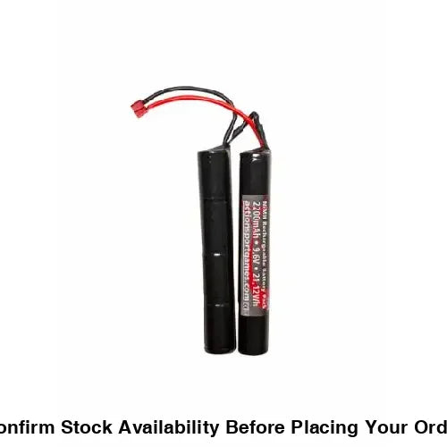 ASG battery 9.6v 2200MAH nimh t-plug connector 19622 - Guards On Duty Shop