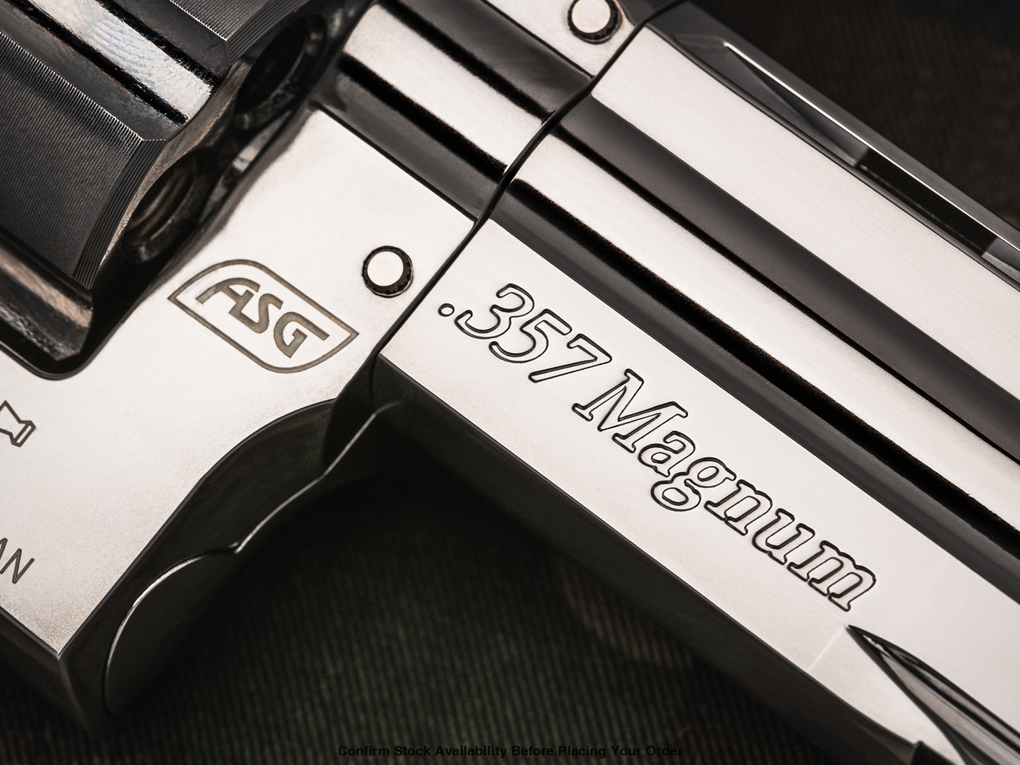 ASG DW 715 4INCH SILVER 4.5MM PELLET - ASG 18612 - Guards On Duty Shop