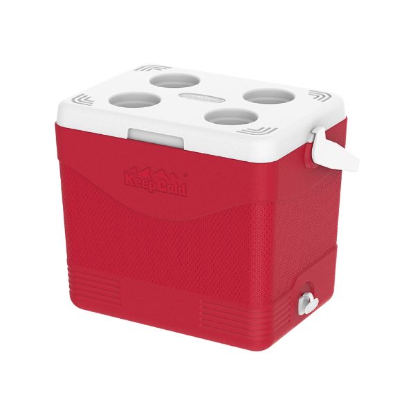 Cosmoplast Picnic Icebox 24L Red