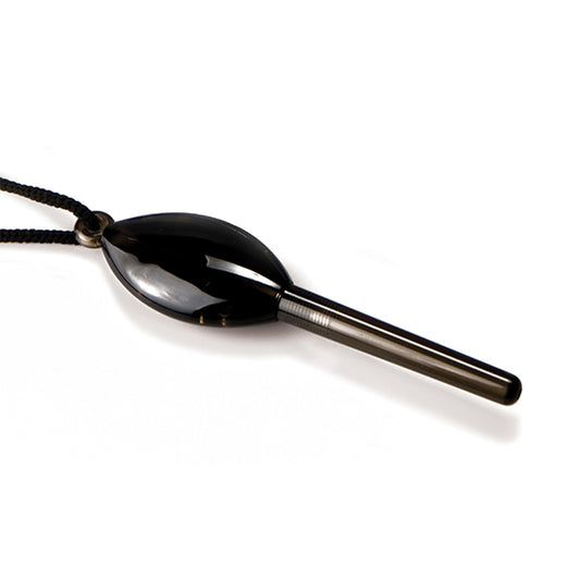 Oval Neck Pen - Black