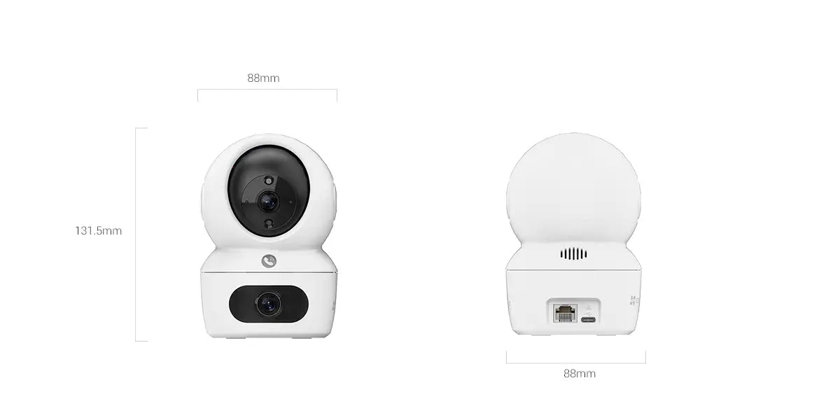 EZVIZ H7C Dual 2K + Patrol Mode Pan/Tilt WiFi Indoor Camera