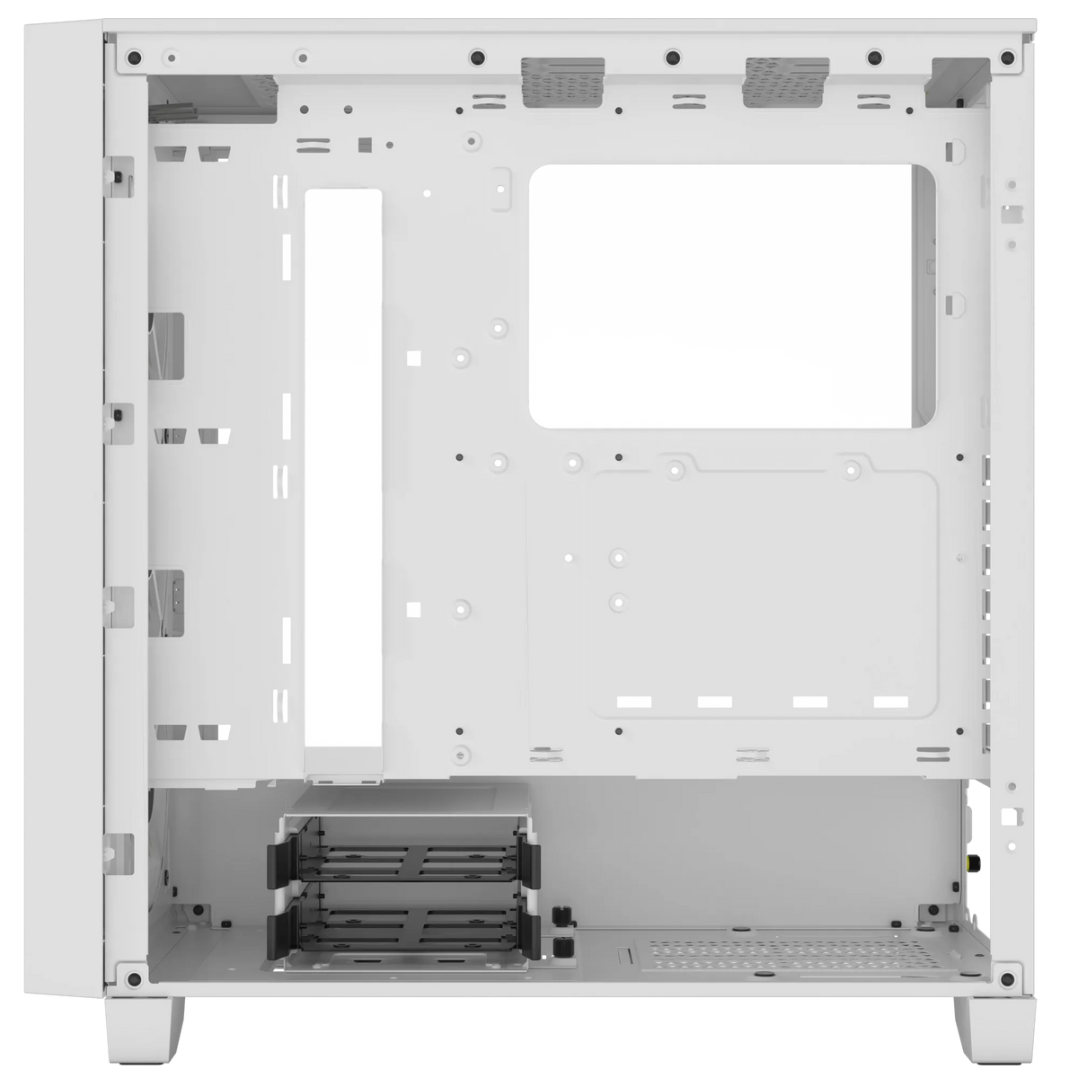 3000D RGB AIRFLOW White Mid-Tower PC Case; 2x 3.5'' | 2x 2.5'' Drive Bays; Up to 360mm Radiator compatible; 3x 120mm fan incl