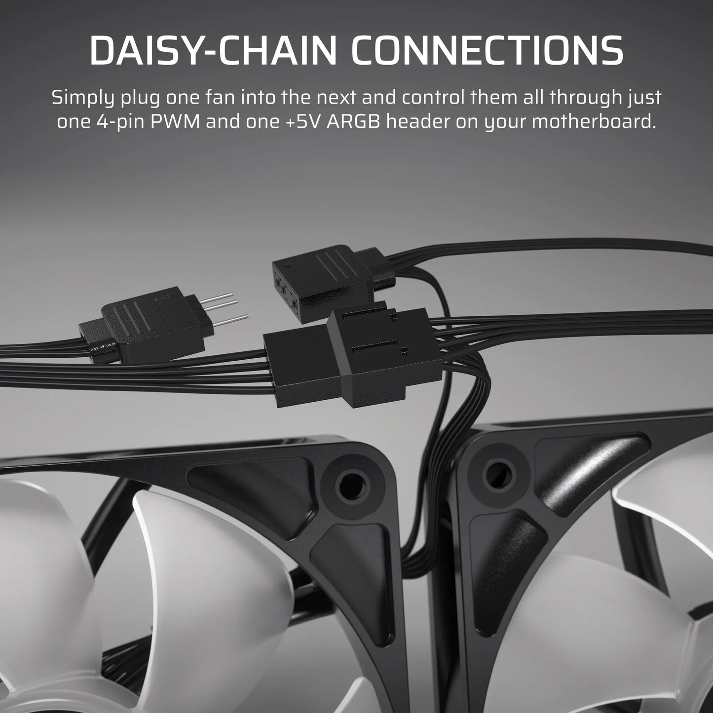 Corsair RS140 ARGB 140mm PWM Fan – White
