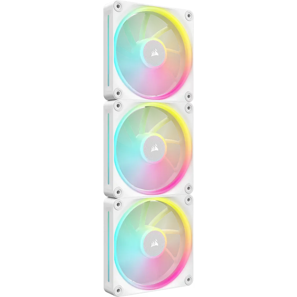 CORSAIR LX RGB Series; iCUE LINK LX120 RGB White; 120mm Fan; Triple Pack
