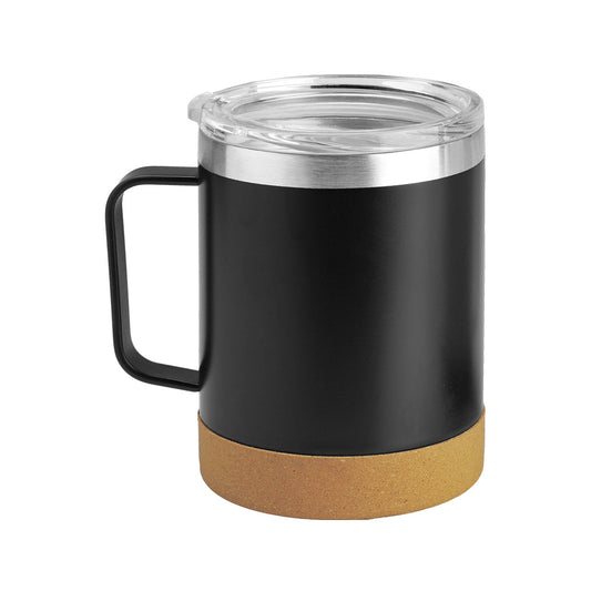 300ml Vermeer Cork Mug - Black