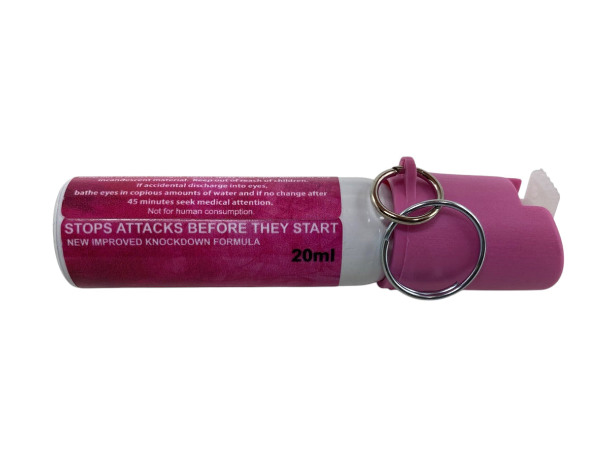 Ballistic Key Chain Pepper Spray Direct Stream 20ml Pink Limited Edition