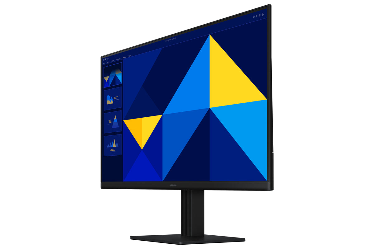 SAMSUNG LS24D300GA 24'' FHD IPS Borderless Monitor; 1920x1080; 100Hz; 5GTG ms; 178/ 178 Viewing Angle; 1xD Sub ;1x HDMI ; 16.7M