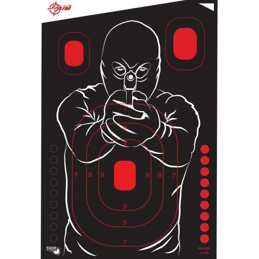 ALLEN BAD GUY TARGET 12X18 5 PACK ALLEN BAD GUY TARGET 12X18 5 PACK