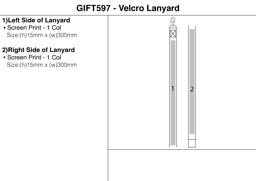 Velcro Lanyard