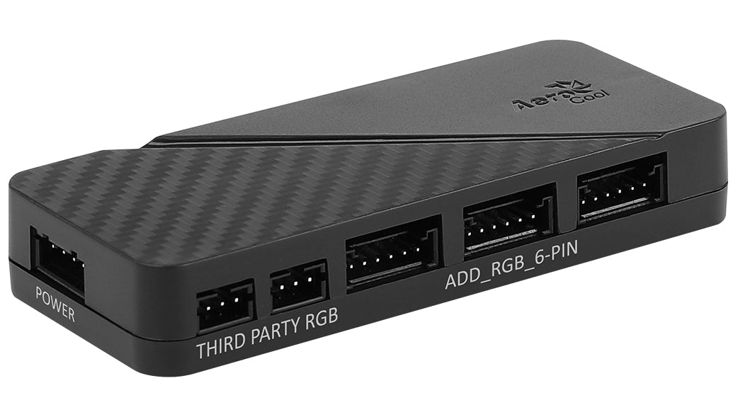Aerocool 6-Port RGB hub with PWM control