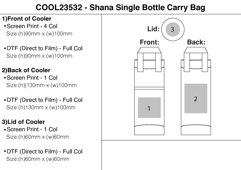 Shana Single Bottle Carry Bag
