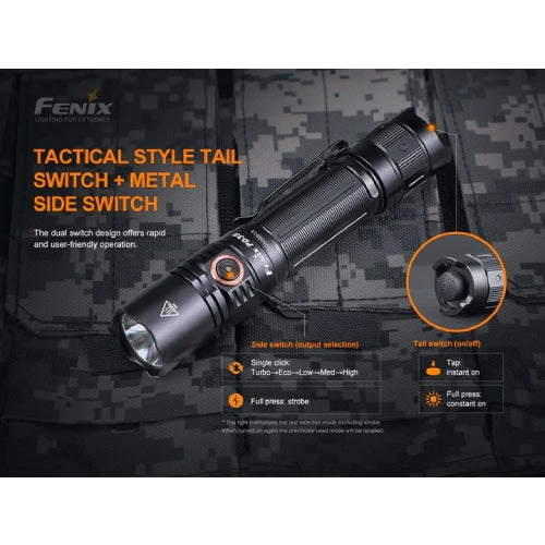 FENIX PD35 V3.0 Flashlight Black - 1700 Lumens