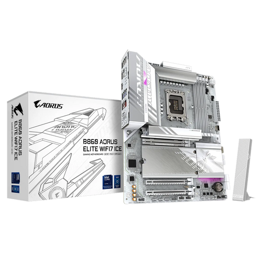GIGABYTE Intel® B860 Chipset for LGA 1851; 4x DDR5; 3x M2; HDMI/DP/USB4.0 ; ATX.