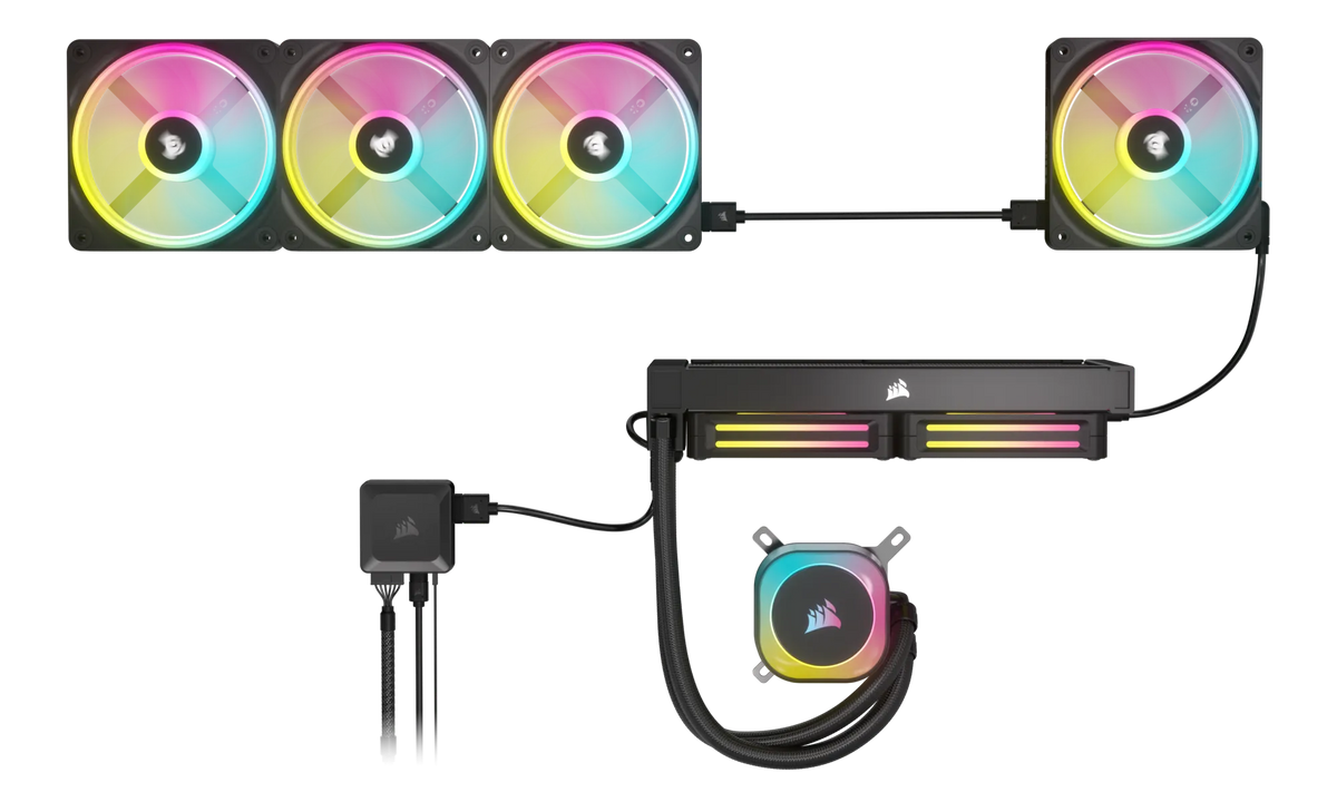 Corsair iCUE LINK QX120 RGB 120mm PWM Fan Expansion Kit