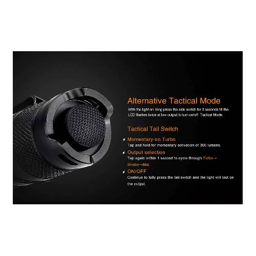 Fenix LD22 LED Flashlight (Black)