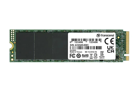 TRANSCEND 500GB MTE115S PCI-E GEN 3x4 M.2 2280 SSD 3D NAND - 3200 MB/s Read 2000 MB/s Write - 200 TBW