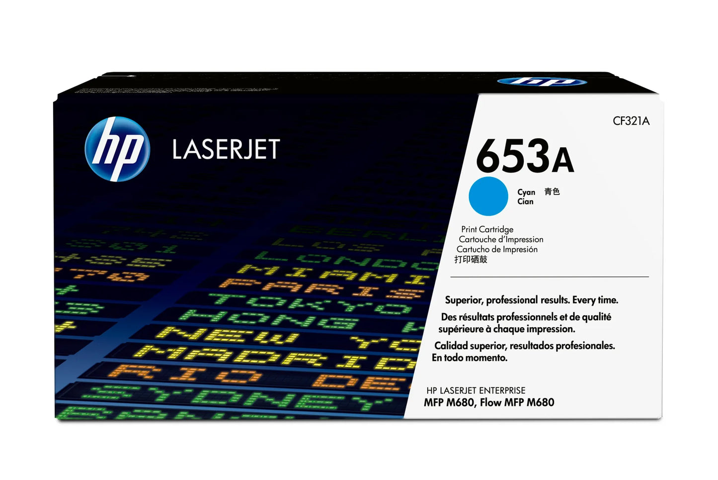 HP 653A CYAN TONER CARTRIDGE - Guards On Duty Shop & Security Guards