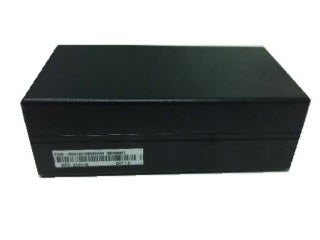 This Level VI efficiency AC/DC power supply brick operates within a voltage range of 100-240 VAC. It delivers 12V; drawing 9A; r