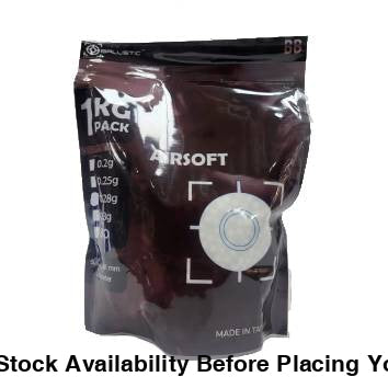 BALLISTIC AIRSOFT BB 6MM 1KG .20 BIO