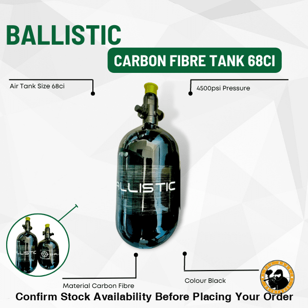 Ballistic Carbon Fibre Tank 68CI - Guards On Duty Shop