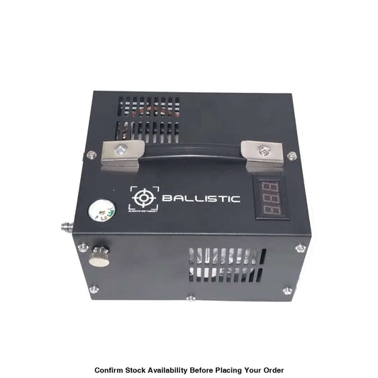 Ballistic Compact PCP Compressor 12V 300Bar/4500 PSI Black - Guards On Duty Shop