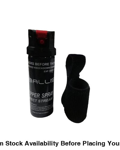 Ballistic Direct Stream Pepperspray with 40gr/60ml with jogger strap - Guards On Duty Shop