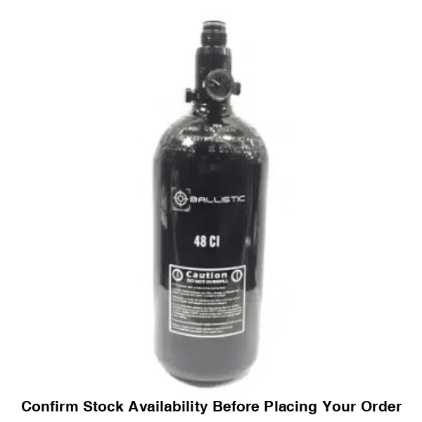 Ballistic Steel Air Tank 48ci 3000psi (HPA) - Guards On Duty Shop
