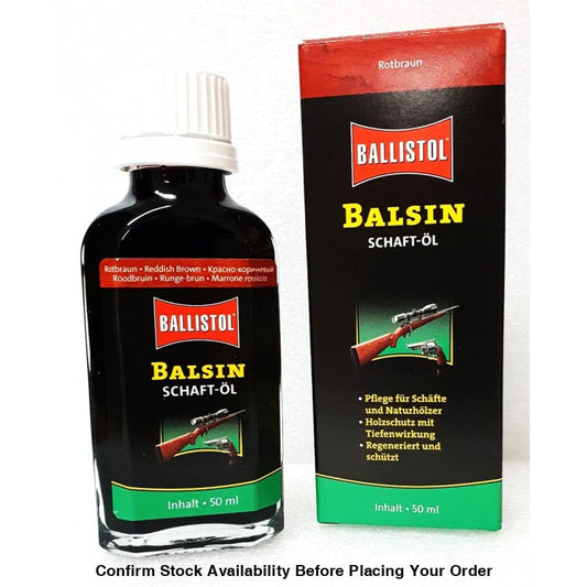 BALSIN STOCK OIL REDDISH BROWN 50ML - BALSIN STOCK OIL REDDISH BROWN 50ML