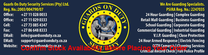 Day Security Guard Waterval Boven (Free Quotation)