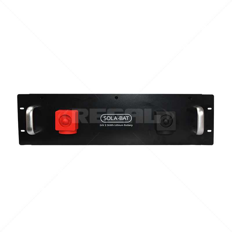 Battery Lithium 25.6V 100AH Rack 3U LiFePO4