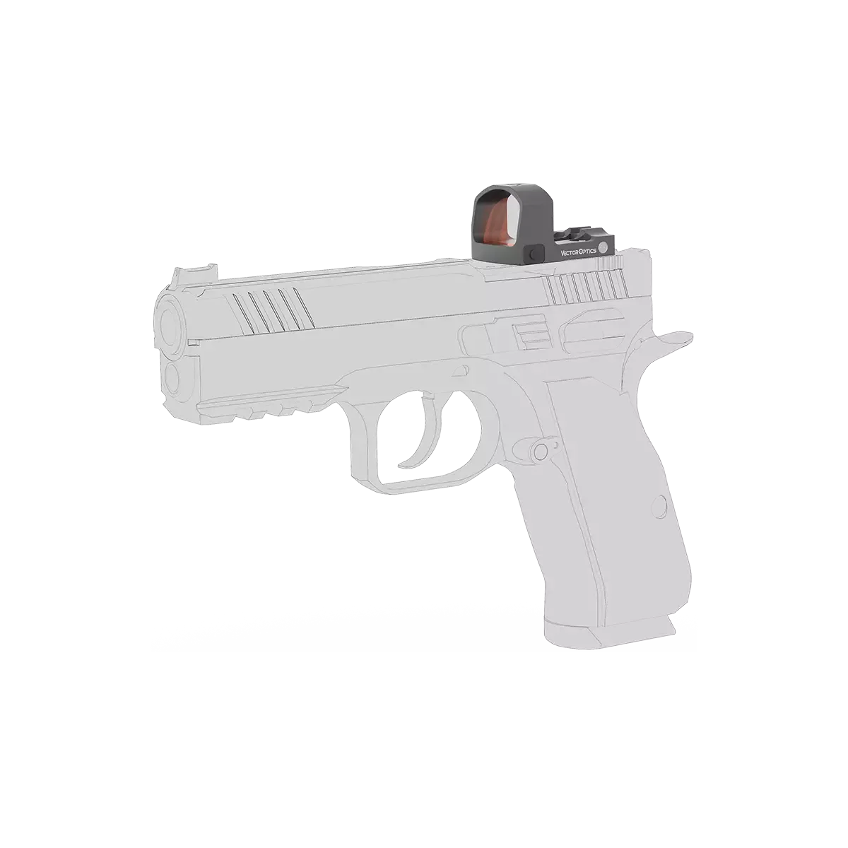 Vector Optics Frenzy-S FM 1x17x24 MOS Pistol Red Dot Guards On Duty Security
