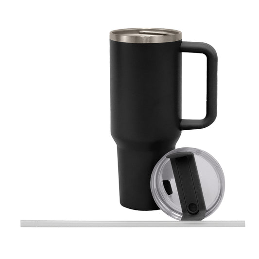 1200ml Stainless Steel Enduro Mug - Black
