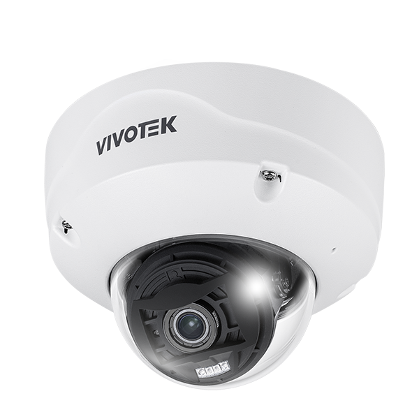 VIVOTEK Outdoor Dome; 5MP@30 fps;2.7-13.5mm; H.265; 50M IR; Smart Motion; Deep Search