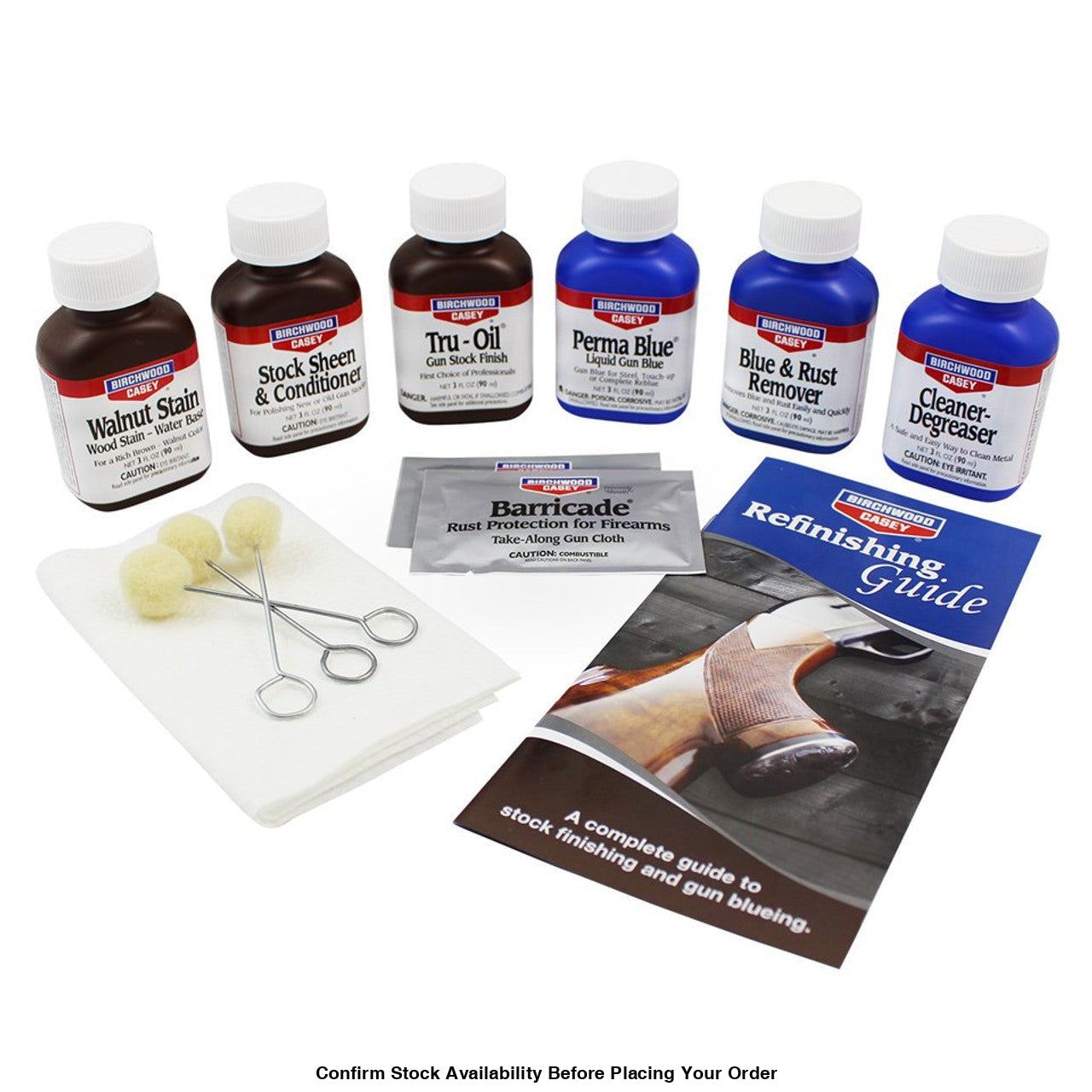 BC DELUXE BLUE & TRUOIL STOCK FINISH KIT