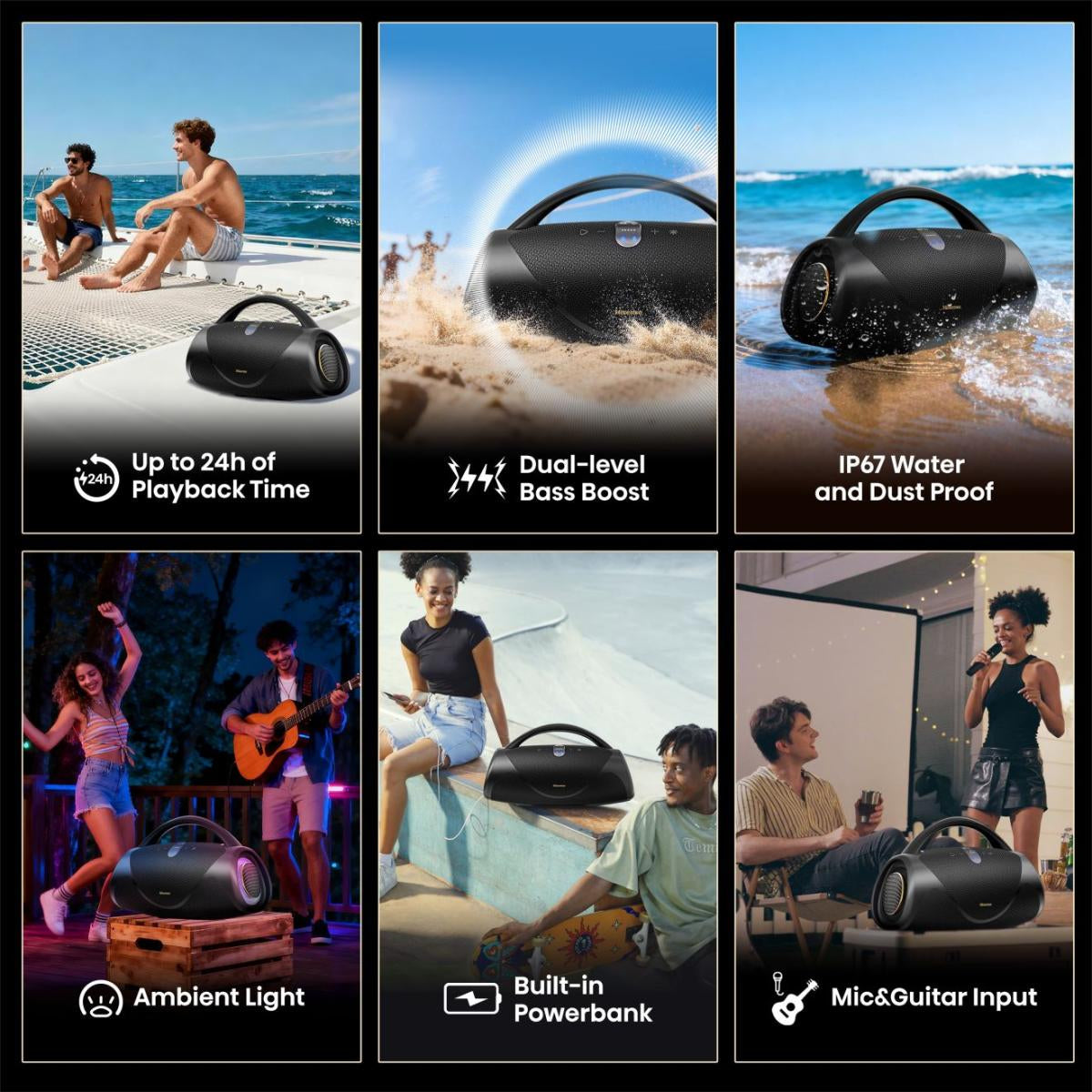 HISENSE VOYAGEBOOM 360W/272W Bluetooth Sepaker
