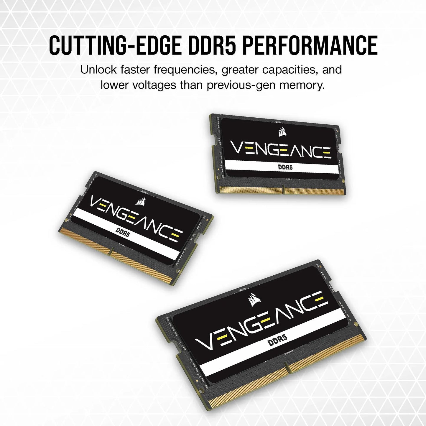 Corsair Vengeance® Series 16GB (1x16GB) DDR5 SODIMM 5600 CL48-48-48-90 1.1V
