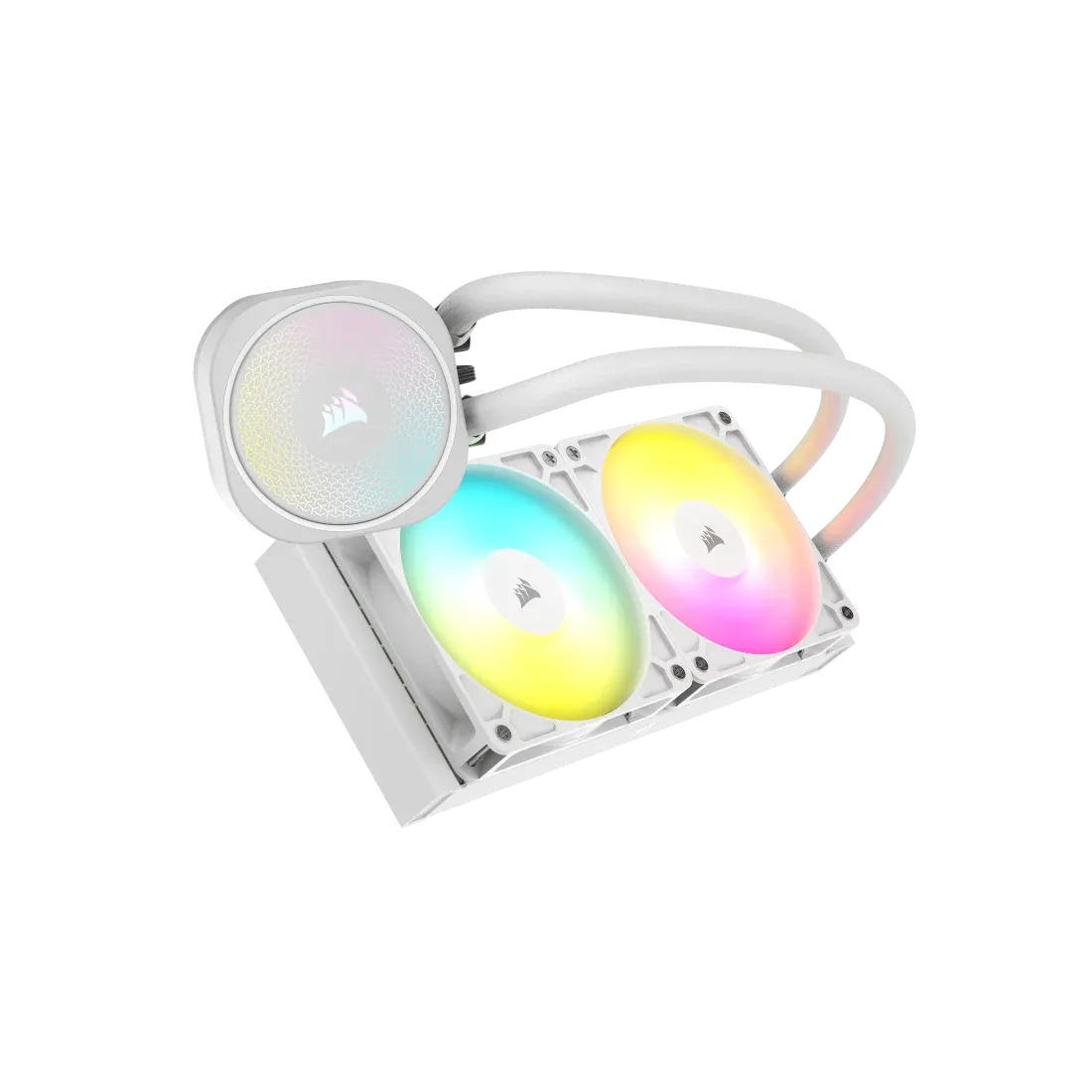 Corsair NAUTILUS 240 ARGB White; 240mm Radiator; Liquid CPU Cooler; Intel® LGA 1851/1700; AMD® AM5/AM4