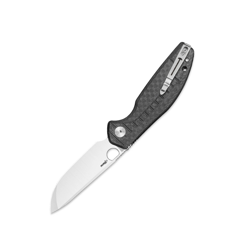 Bestechman Angry Owl BMK12F-1– D2 Blade & Black G10 Handle Folding Knife
