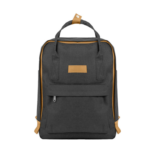 Paxton Two Tone Backpack - Black & Tan