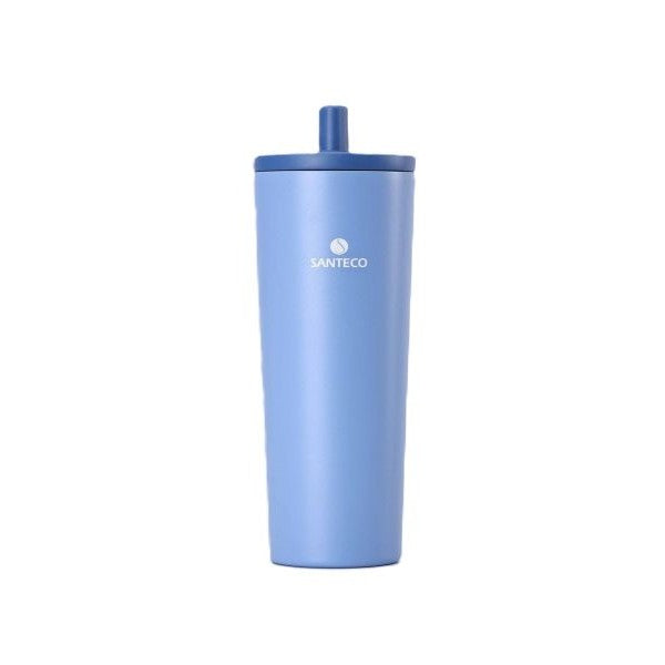 Santeco Escape Pro Tumbler with Stainless Steel Straw Magic Blue 750ml