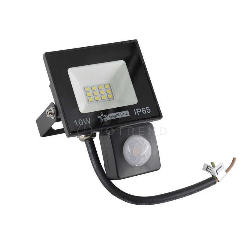 10 Watt LED Floodlight with Sensor 6000K