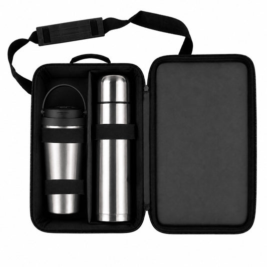 The Daily Grind Travel Set - Silver