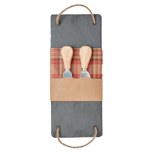 Slate Cheeseboard Set