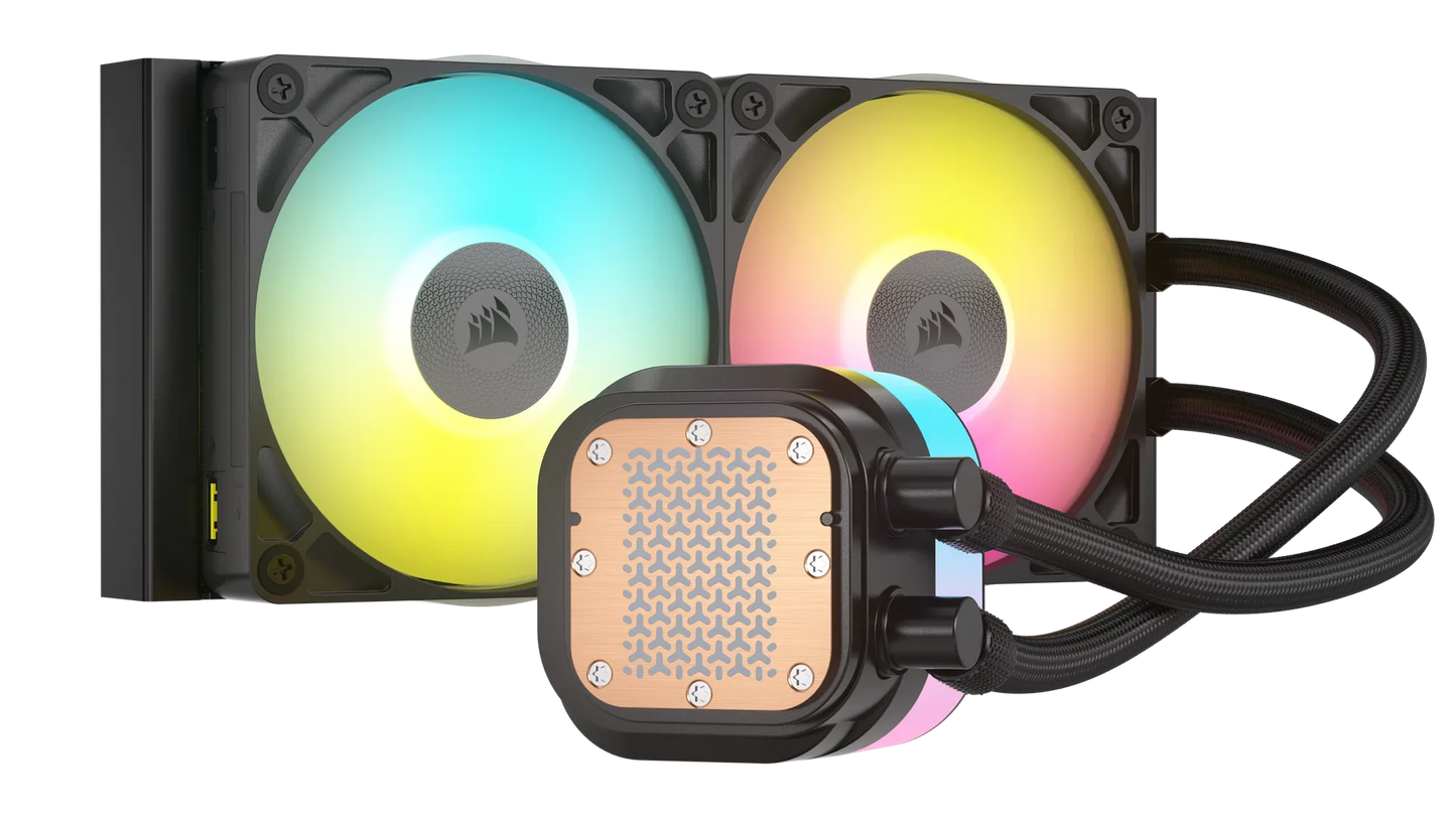 Corsair iCUE LINK TITAN 240 RX RGB Liquid CPU Cooler – RX120 RGB Fans – Fits Intel® LGA 1851/1700; AMD® AM5/AM4.