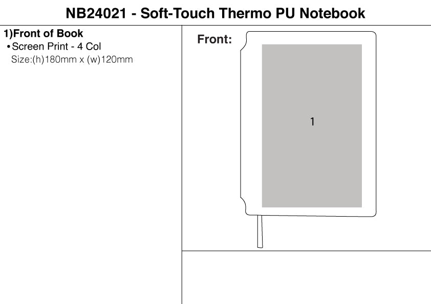 Soft Touch PU Notebook