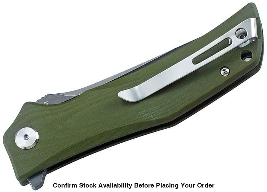 Bestech Scimitar BG05B-2 Green G10 Handle Folding Knife - Guards On Duty Shop