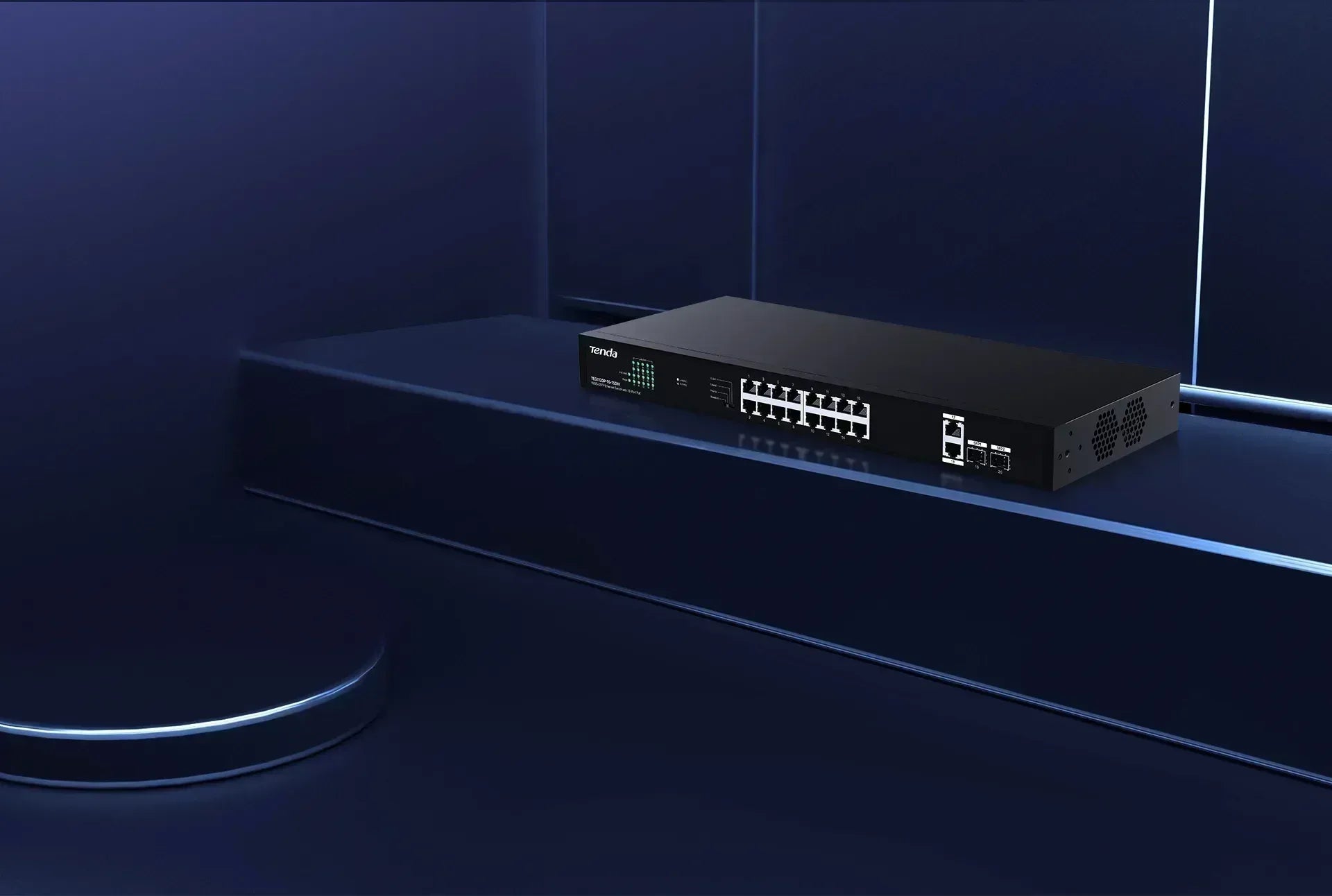 TENDA SWITCH ETHERNET 16-PORT POE 150W Guards On Duty Security