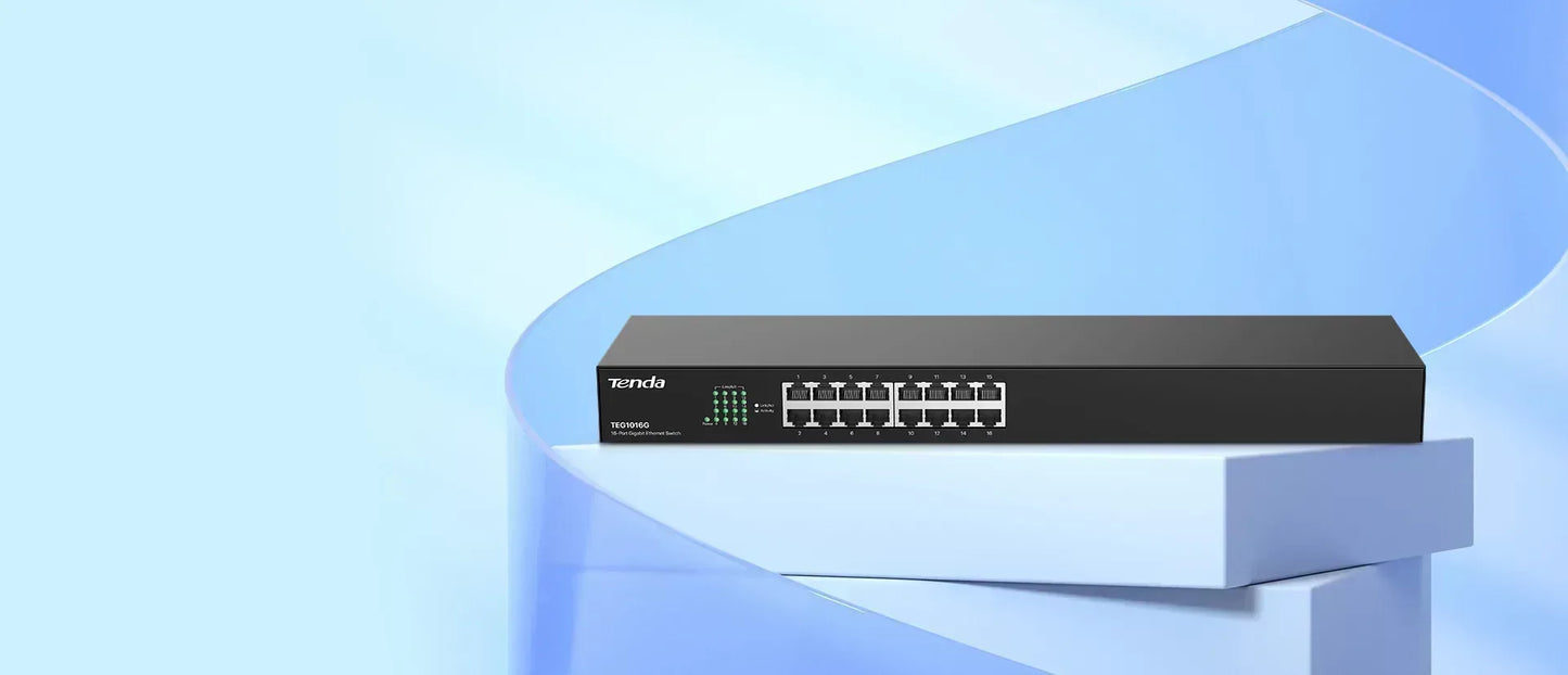 TENDA 16-Port Gigabit Ethernet Switch (TE-TEG1016G) Guards On Duty Security