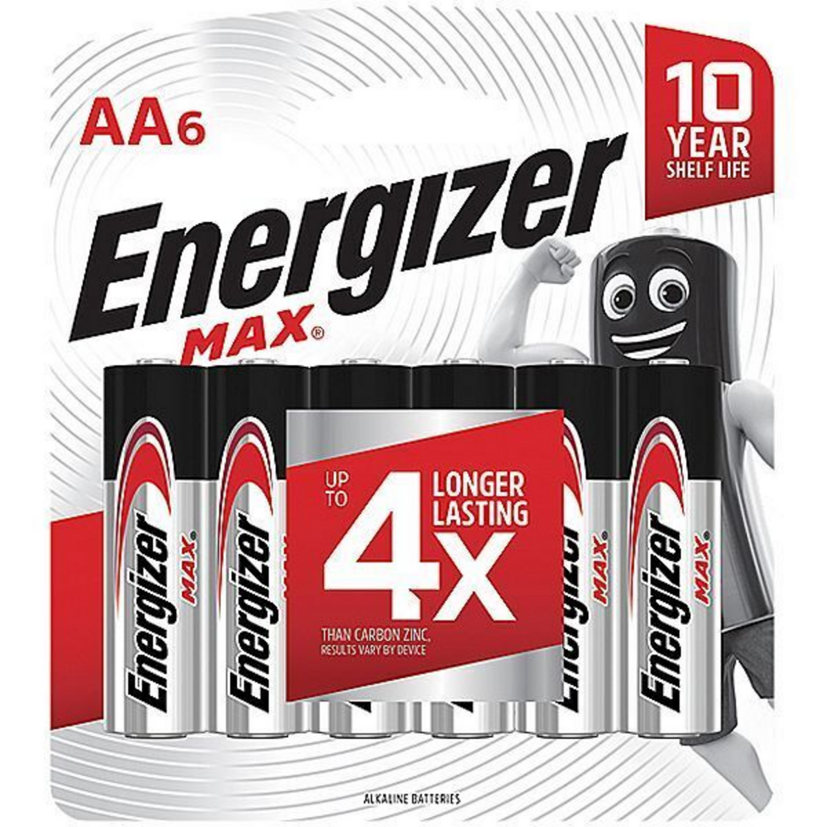 Energizer Max Alkaline AA - 6 Pack